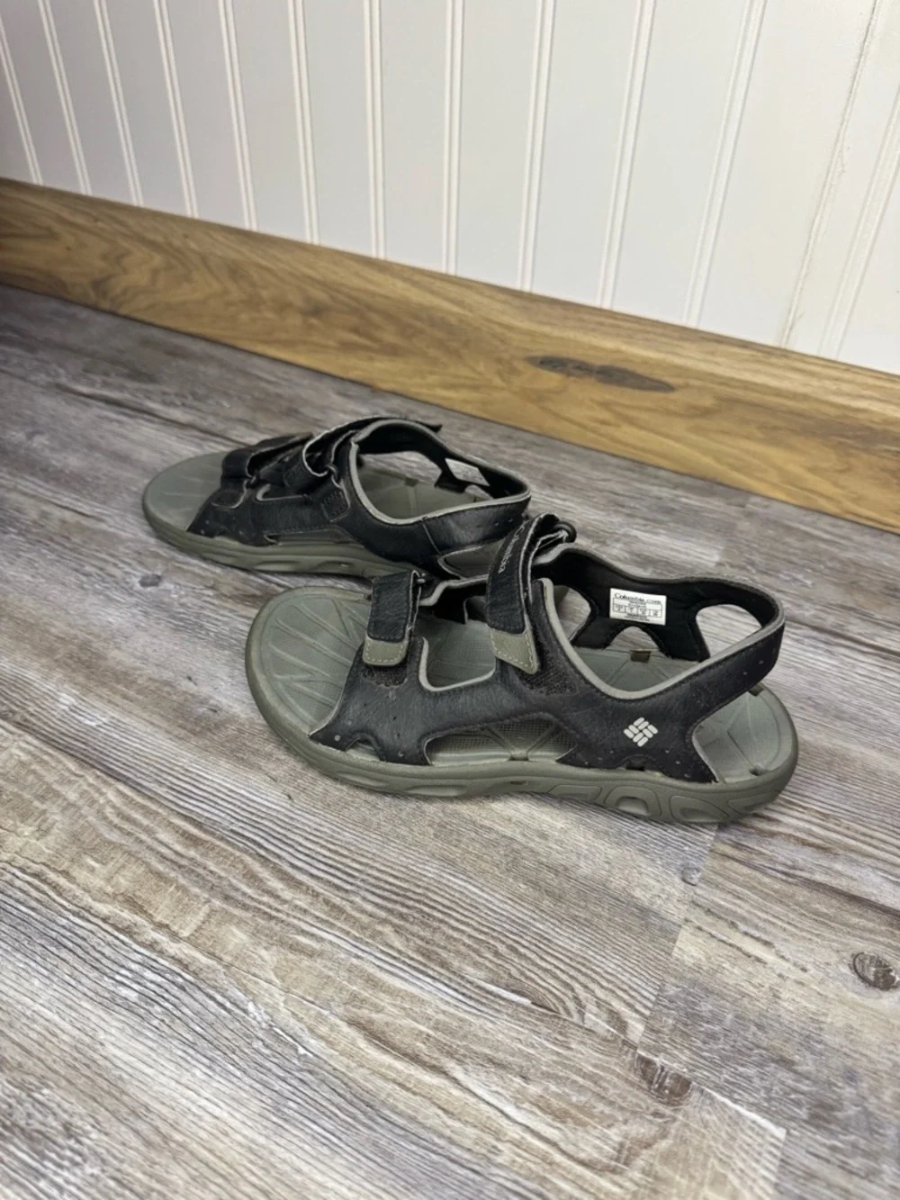 Columbia Kids TechSun Vent Water Sport Sandals Omni Grip Hiking Walk Grey US 2